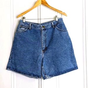 Vintage Wrangler Mom Shorts Medium Wash 14